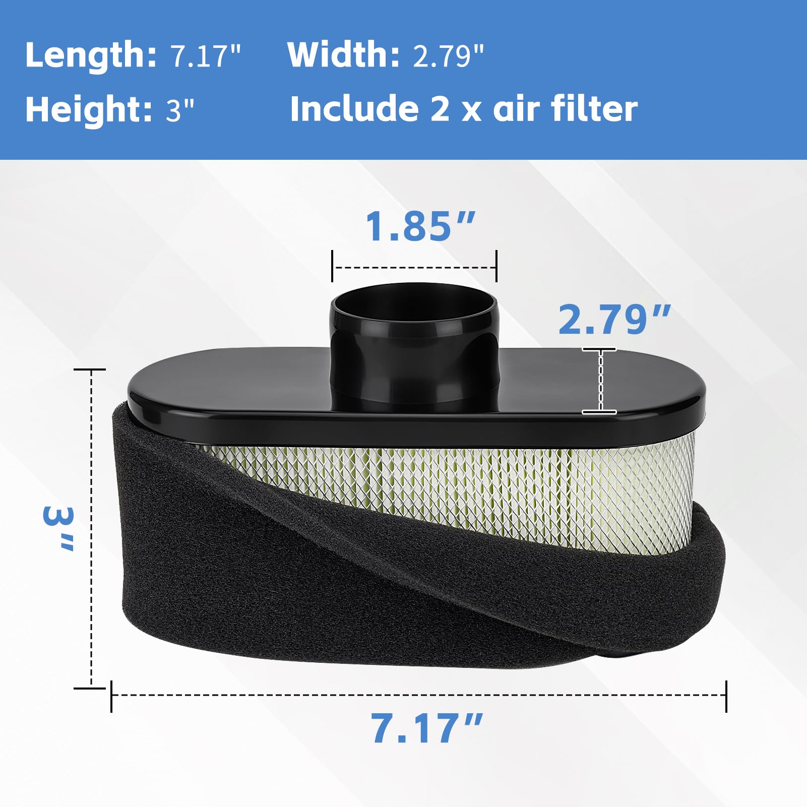 Amazon.com: LOCOPOW FR691V Air Filter Part 11013-0752 For Kawasaki